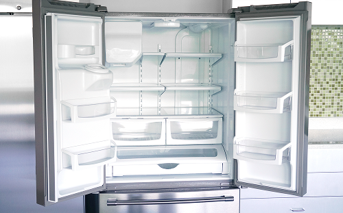 Measure the depth of the inside of your fridge in inches